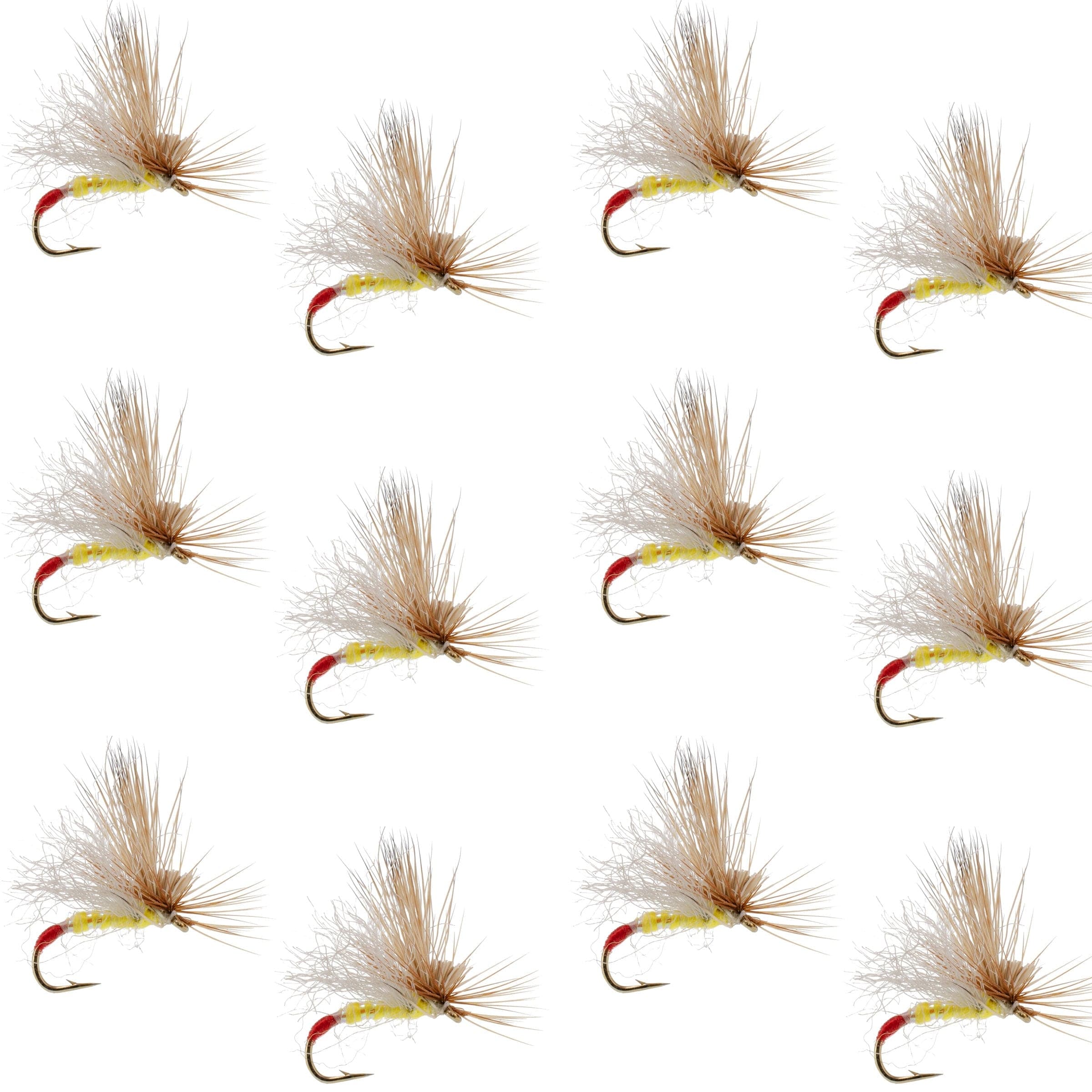 Yellow Sally Missing Link Stonefly -12 Flies Hook Size 14
