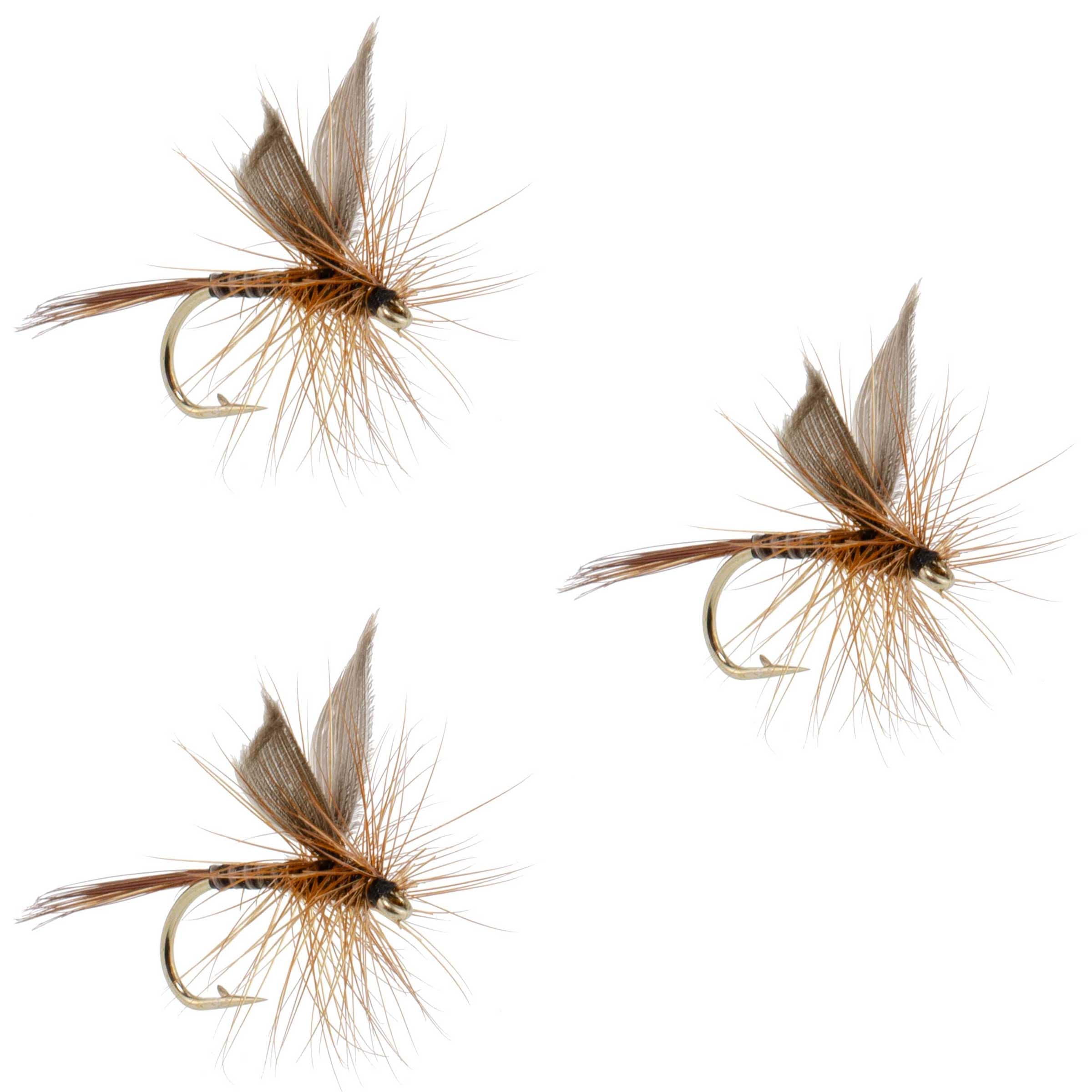 3 Pack Red Quill Classic Dry Fly - Size 18