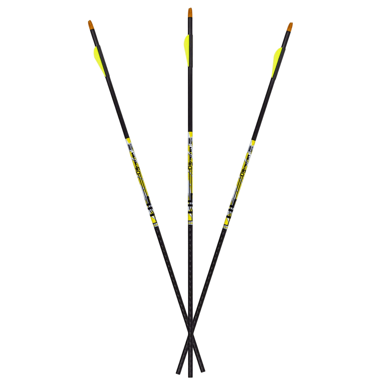Carbon Express D-Stroyer Fletched Carbon Hunting Arrows (6-Pack)