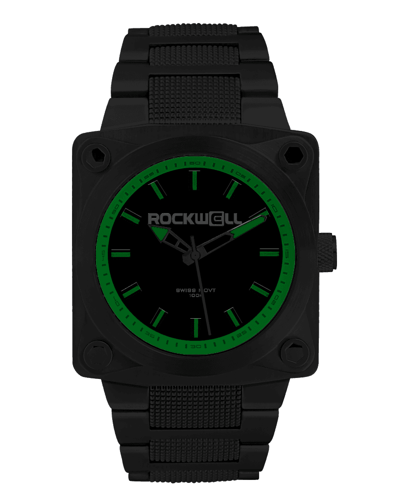 747 (Black/Green) Watch