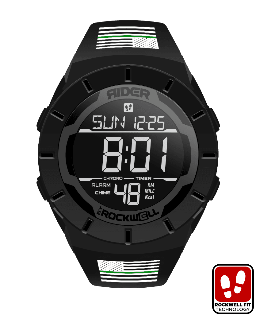 Coliseum Fit™ Border Patrol - Freedom Edition (Phantom Black) Watch