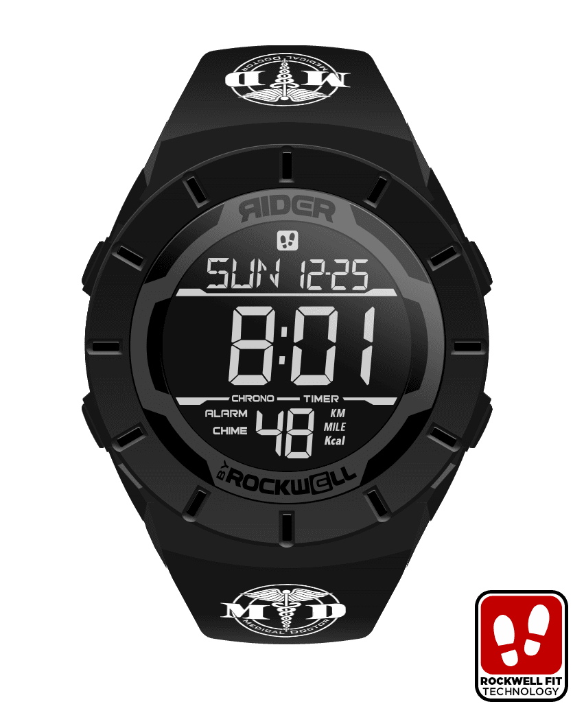 Coliseum Fit™ Medical Doctor Edition (Phantom Black) Watch