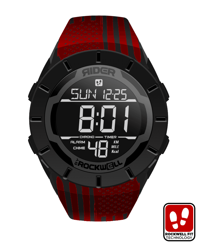 Coliseum Fit™ Assault - Red Edition (Phantom Black) Watch