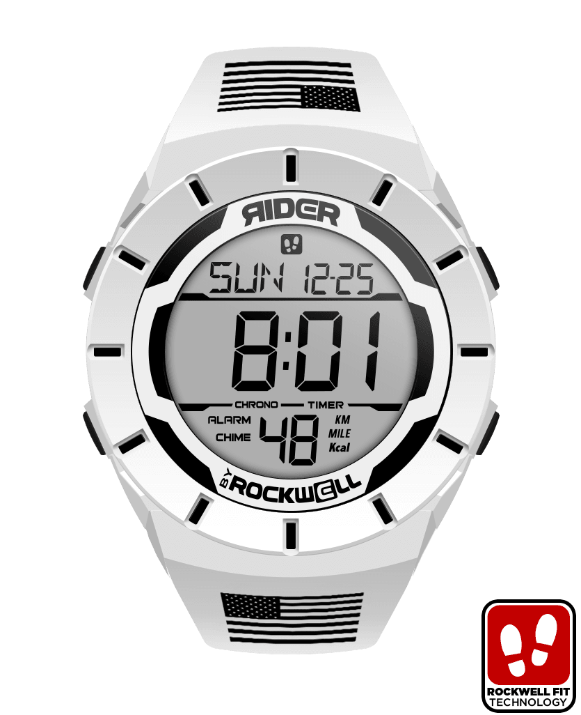 Coliseum Fit™ Freedom Edition (White/Black) Watch