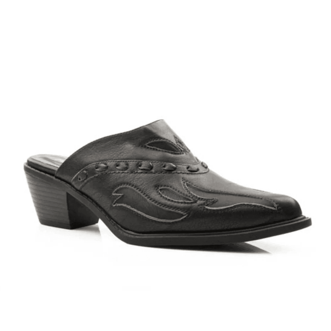 Roper Beth (Black) - Women's Cowgirl Mule Boot