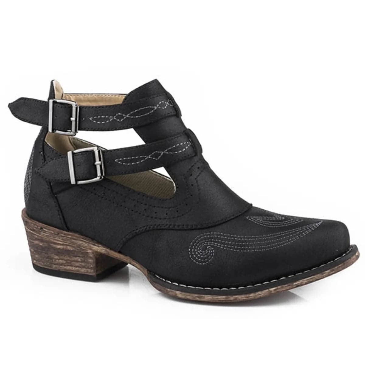 Roper Willa (Black) - Women's Cowgirl Boot