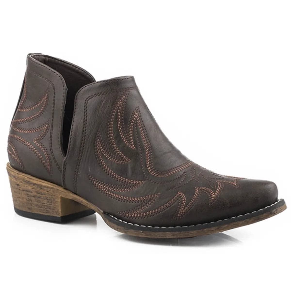 Roper Ava (Dark Brown) - Women's Cowgirl Boot