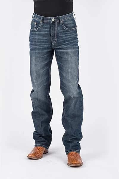 Stetson 1520 Straight Leg Fit (Medium Wash) - Men's Jeans