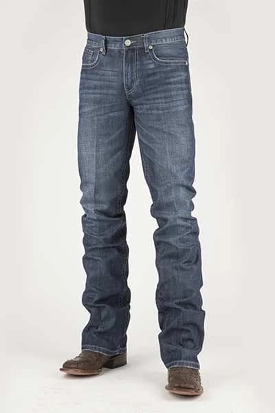 Stetson 1014 Rocker Fit (Dark Wash) - Men's Jeans