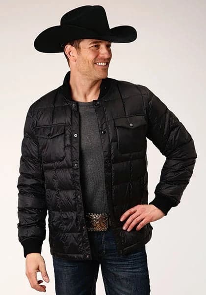 Roper 1304 Parachute (Black) - Men's Nylon Jacket