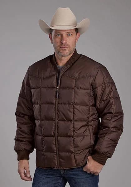 Roper 1473 Poly Filled (Dark Brown) - Men's Jacket