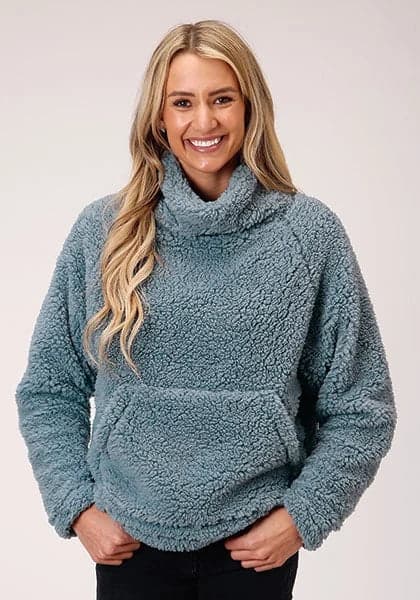Roper 1346 Polar (Blue) - Women's Fleece Pullover