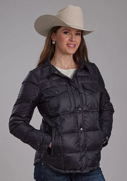 Roper 2165 Parachute Pockets (Black) - Women's Nylon Jacket
