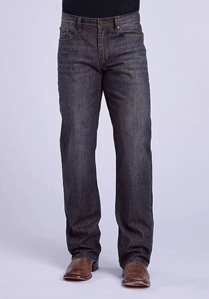Tin Haul 420 Regular Joe Gold Stitching (Dark Wash) - Men's Bootcut Jeans