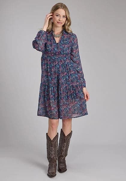 Roper 2136 Gem Floral (Multi) - Women's Dress