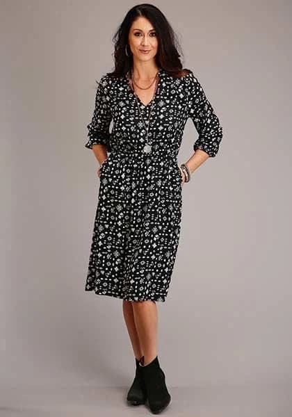 Stetson 1417 Southwestern Ditzy (Grey) - Women's Dress