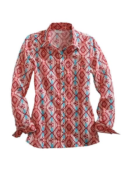 Tin Haul 1496 Southwest Serape (Pink) - Women's Western Shirt