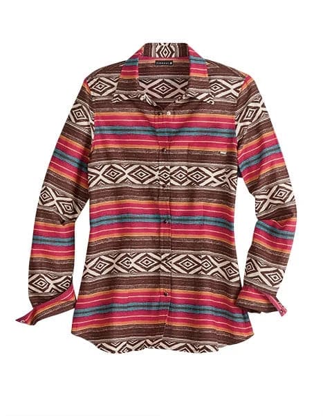 Tin Haul 2184 Aztec Blanket (Multi) - Women's Western Shirt