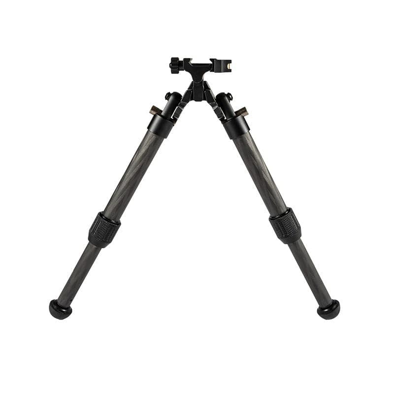 Linkogear HB-C01 Carbon Fiber Bipod QD Picatinny Mount, 10in - Brn or Blk