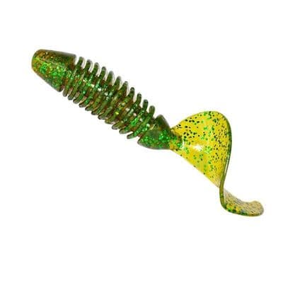 Screw Tail - Watermelon Green Glitter