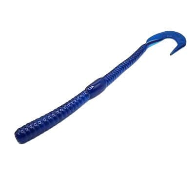 Curl Tail 6"- Blue Silver Flake