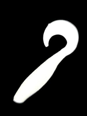 Shad Grub 2.5" - White