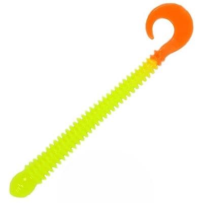 Ring Worm 4" - Chartreuse Orange Tail