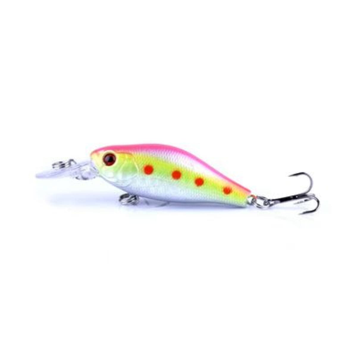 Mini Minnow (0 - 3') - Chartreuse Dots