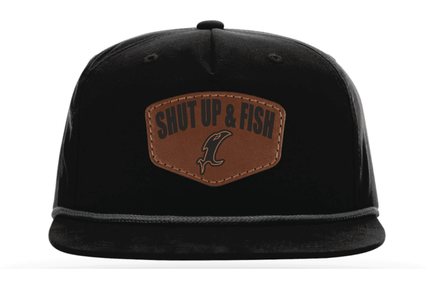 Shut Up & Fish Vic Patch Flatbill Rope - Black