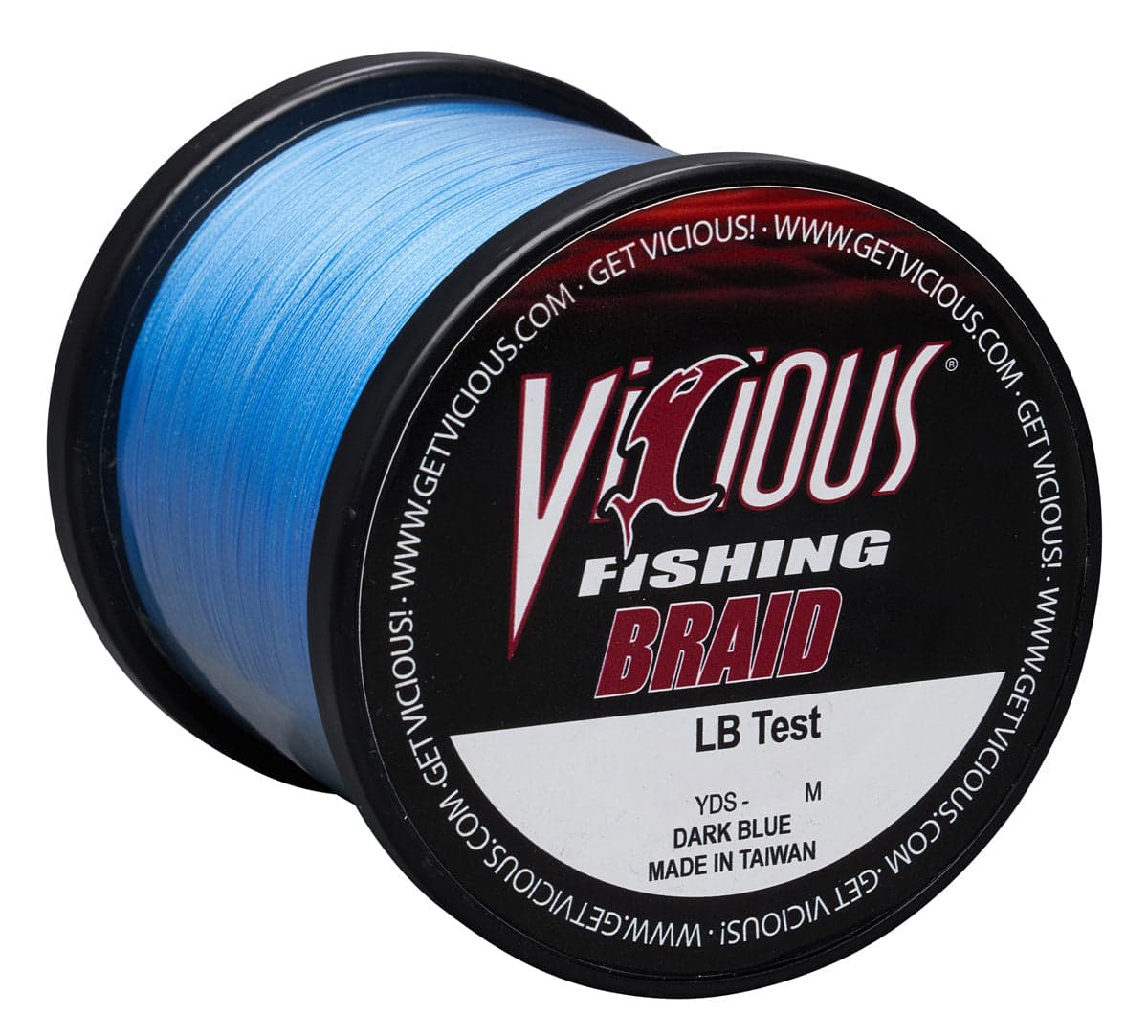 Vicious Standard Blue Braid - 250 Lb Test
