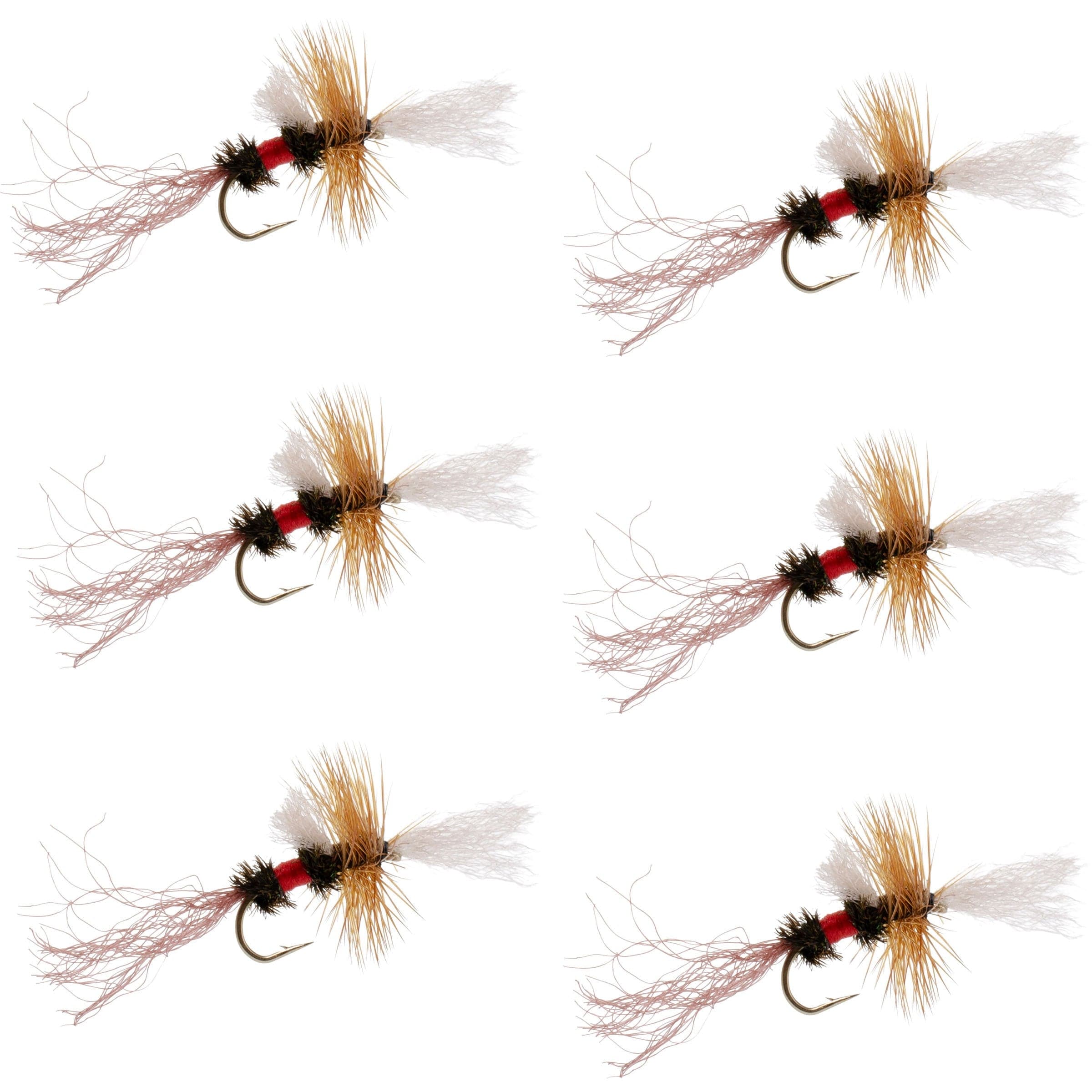 Royal Wulff Cripple Mayfly - Caddis Emerger - 6 Flies Hook Size 20