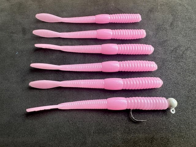 4" (Sandy) Steelhead Worms (6 Pack)