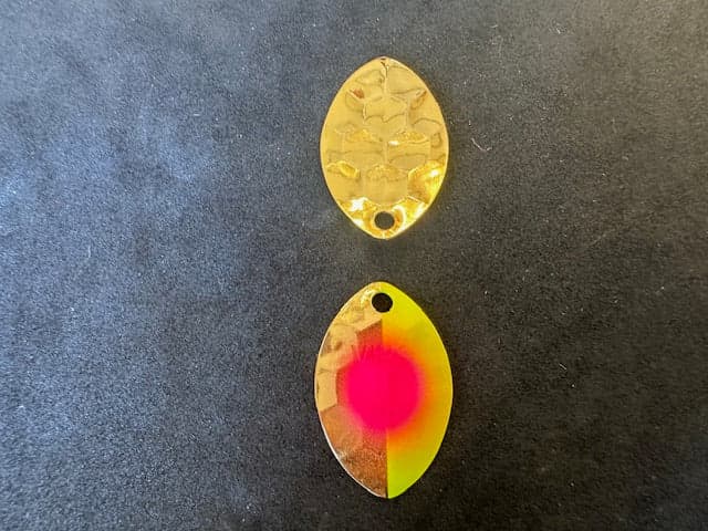#3.5 Cascade "Gold Starburst" Spinner Blade (Single blade)
