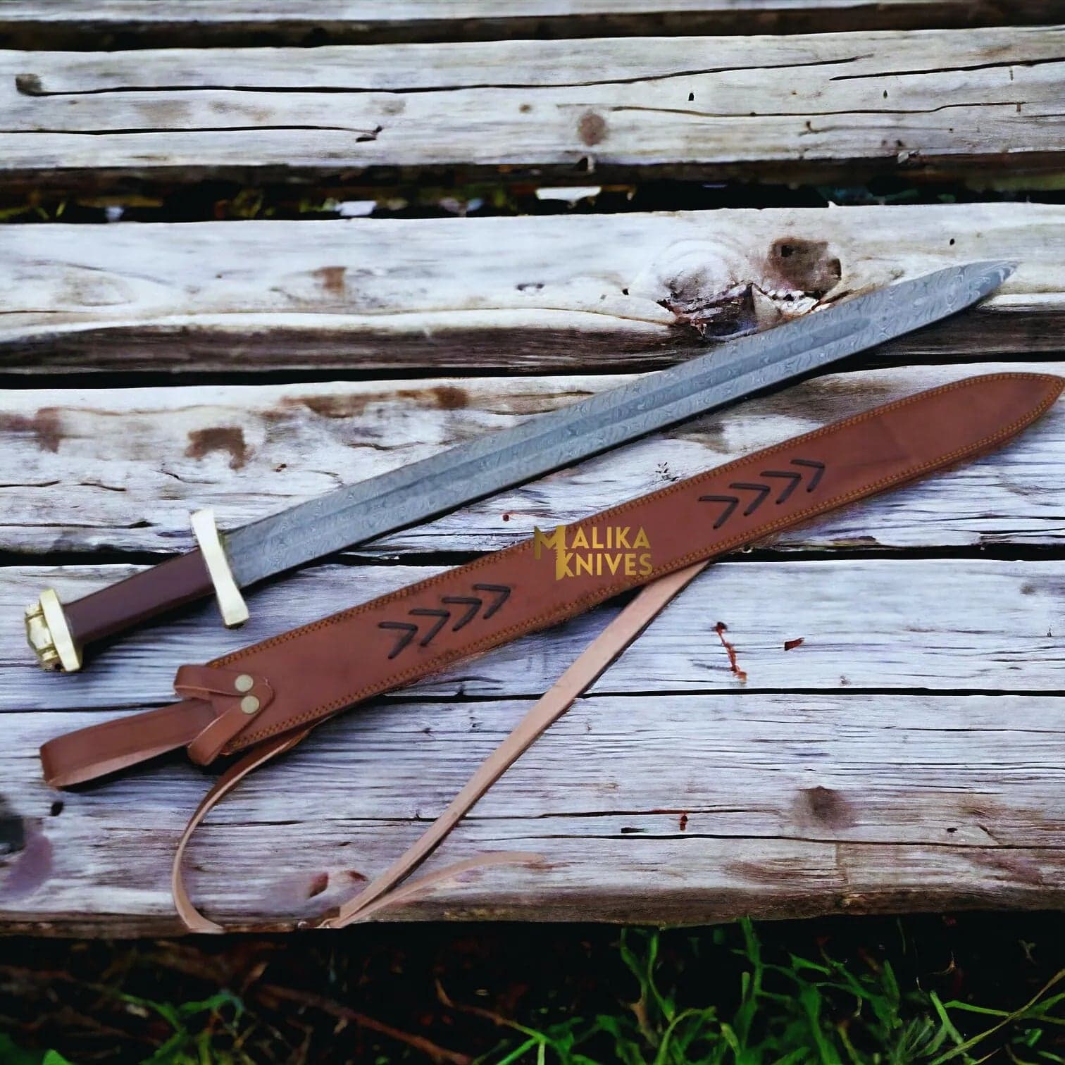 Sigurd Damascus Viking Sword