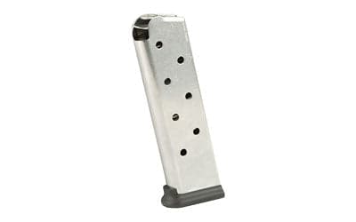 CMC Products Magazine - Railed Power Mag - 45 ACP - 8 Rounds - Fits 1911 - Stainless
