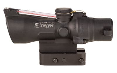 Trijicon ACOG - 3X24mm - Dual Illuminated Red Horseshoe/Dot 223/55 Grain - Includes Q-LOC Mount - Matte Finish - Black