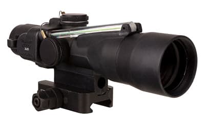Trijicon ACOG - 3X30mm - Dual Illuminated Green Chevron .233/62 Grain - Includes Q-LOC Mount - Matte Finish - Black