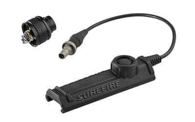 Surefire Replacement Rear Cap Assembly - Fits M6XX Scoutlight Series - Includes SR07 Rail Mount Tape Switch - Black Finish