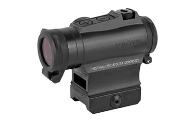 Holosun Technologies Micro Red Dot - 2 MOA Dot with 65 MOA Circle or 2 MOA Dot - QD Mount - Removeable/Rotating Flip Lens Caps - Side Battery - Black
