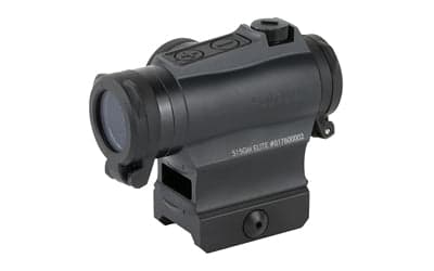 Holosun Technologies Micro Green Dot - 2 MOA Dot with 65 MOA Circle or 2 MOA Dot - QD Mount - Removeable/Rotating Flip Lens Caps - Side Battery - Black