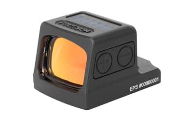 Holosun Technologies EPS - Gold Dot - Enclosed Pistol Sight - 2 MOA Dot - Anodized Finish - Black - Includes RMR-to-K Adapter Plate