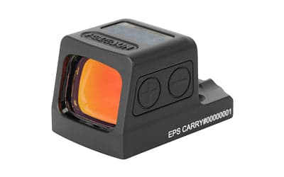 Holosun Technologies EPS Carry - Gold Dot - Enclosed Pistol Sight - 2 MOA Dot and 32 MOA Circle - Anodized Finish - Black