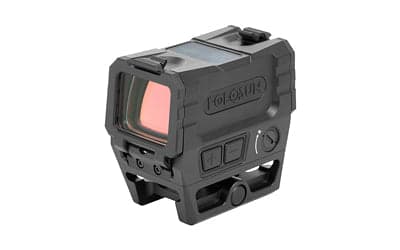 Holosun Technologies AEMS EVO - Gold Dot - Enclosed Rifle Sight - 2MOA and 65 MOA Dot - 1X Magnification - Anodized Finish - Black