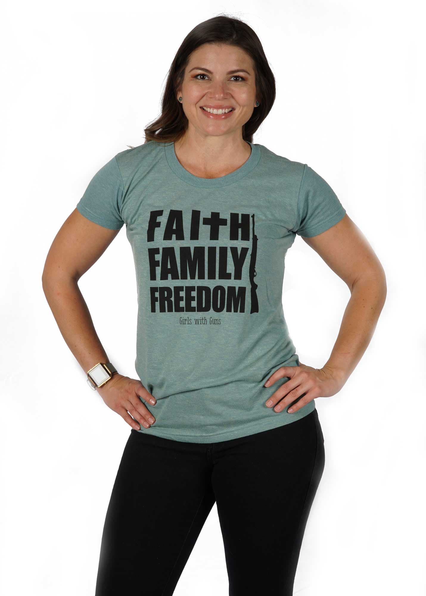Faith Family Freedom Tee