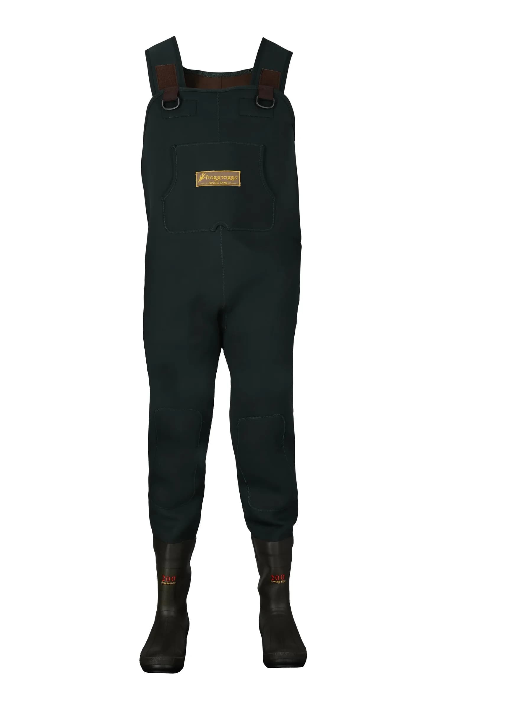 Men's Amphib Bootfoot Neoprene Felt Chest Wader | Forest Green