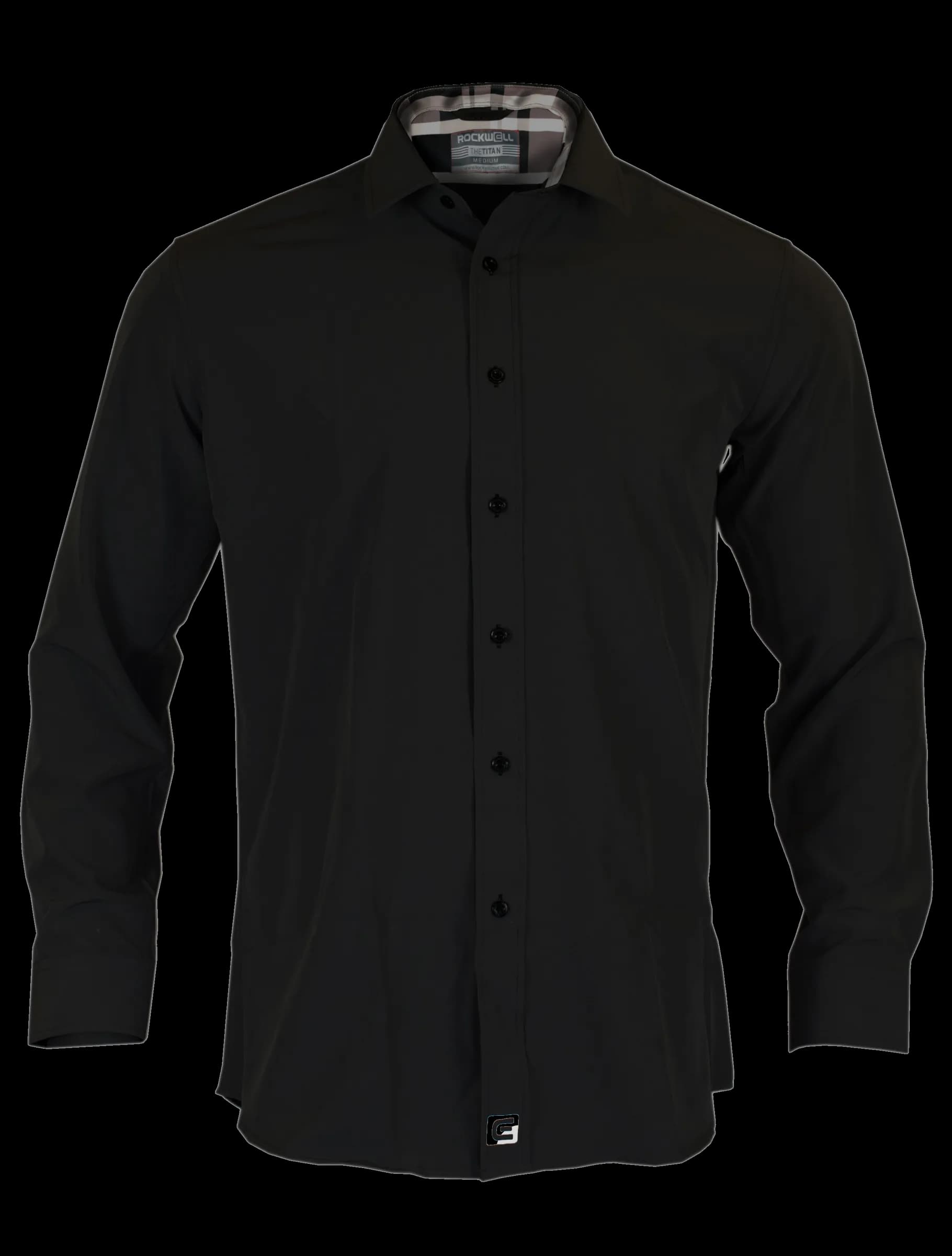 The Titan - Solid Black Long Sleeve