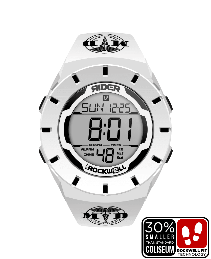Coliseum Fit™ Forum - MD Edition (White/Black) Watch