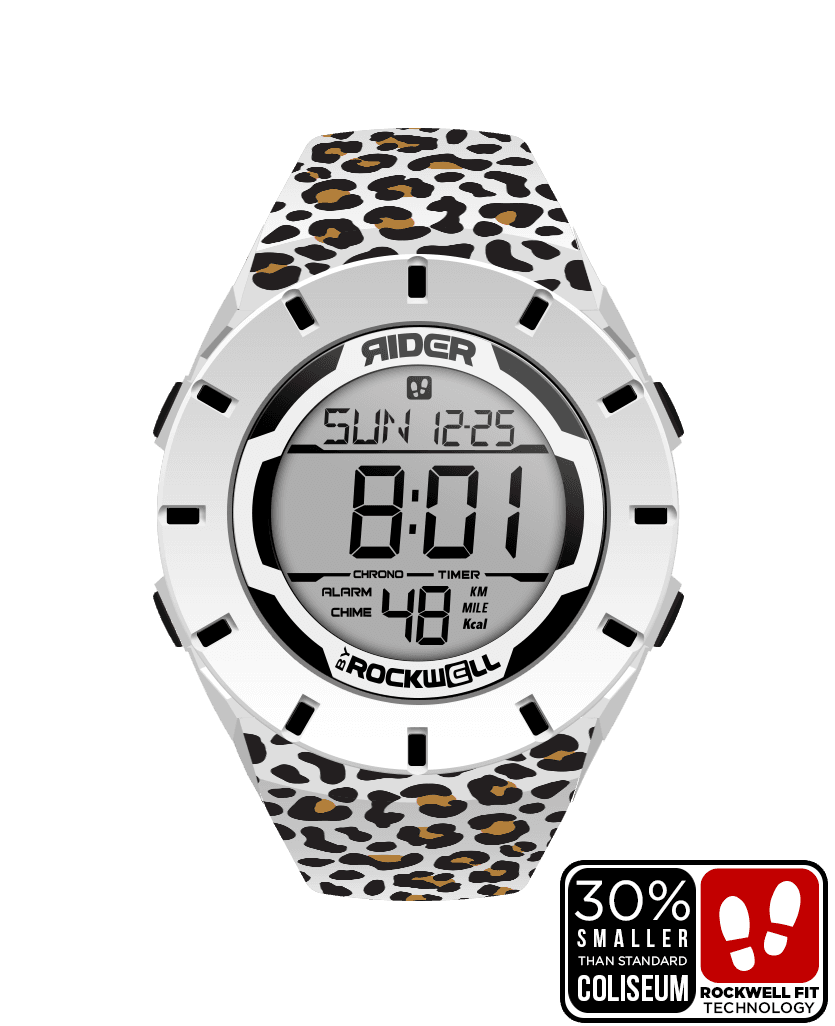 Coliseum Fit™ Forum - Cheetah Edition (White/Black) Watch