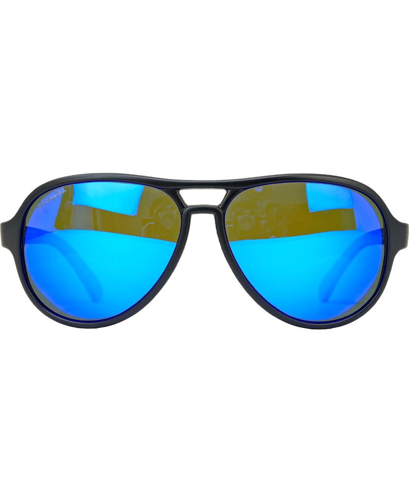 Casino (Black/Blue Mirror Polarized Lens)