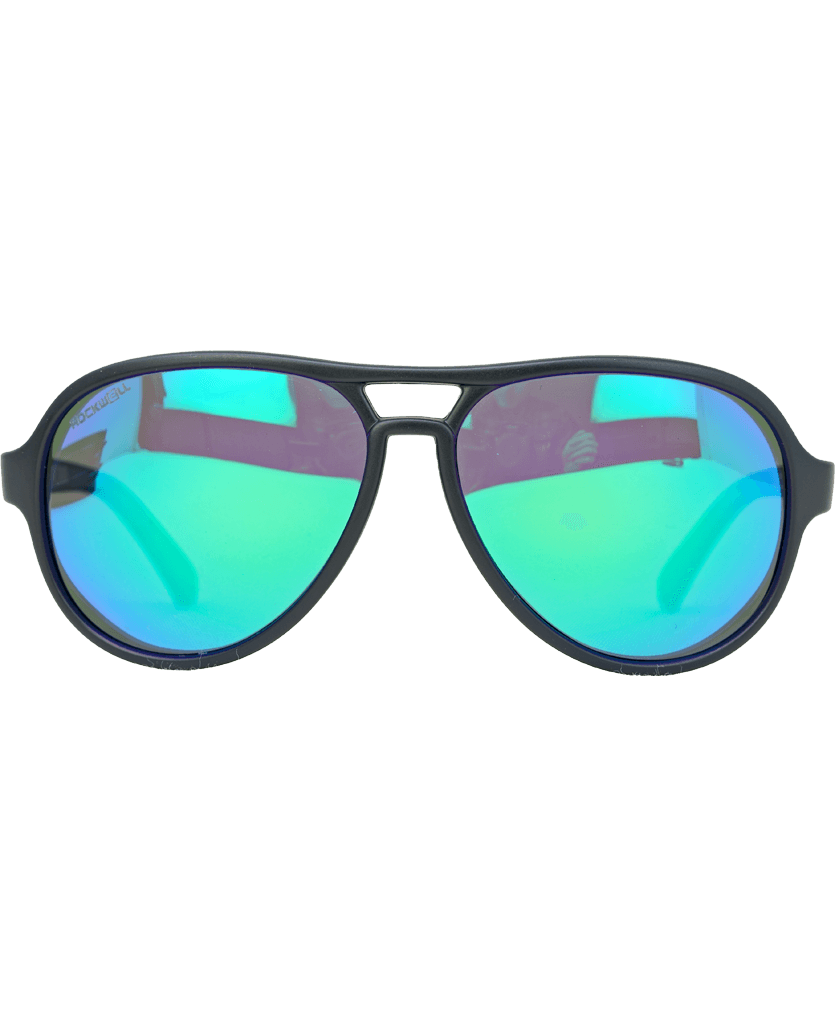 Casino (Black/Green Mirror Polarized Lens)